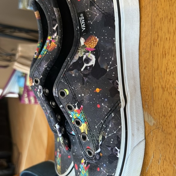Custom Space Dog VANS - Women’s size 8 - Picture 2 of 4